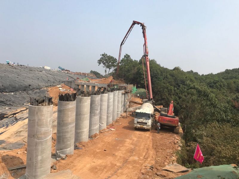 江西鷹潭市生活垃圾填埋場(chǎng)垃圾壩加高及截洪溝改造工程